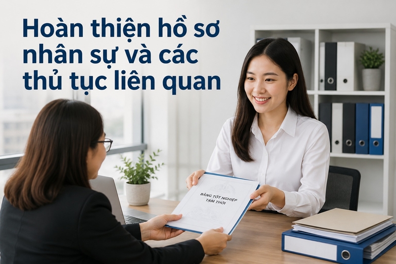 Hoàn thiện hồ sơ nhân sự và các thủ tục liên quan