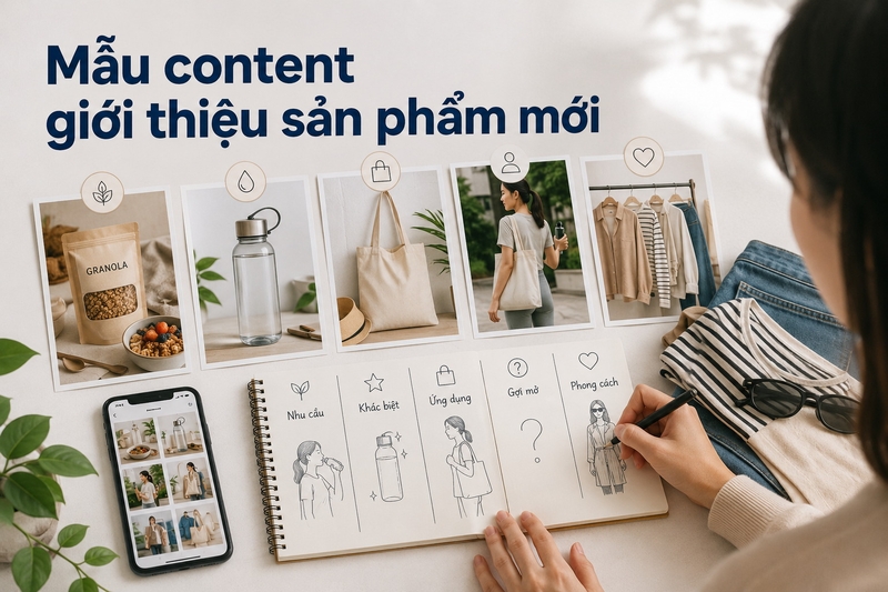 Mẫu content giới thiệu sản phẩm mới