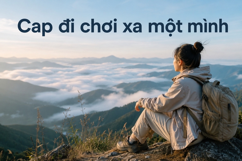 Cap đi chơi xa một mình
