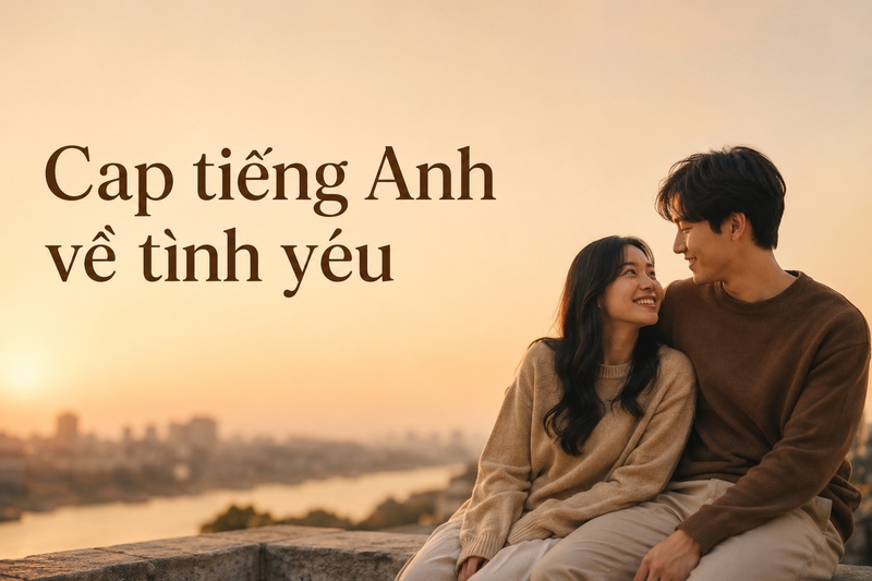 Cap tiếng Anh về tình yêu