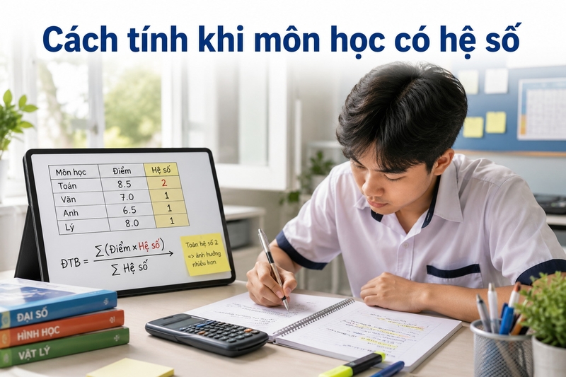 Cách tính điểm học bạ 6 học kỳ - 4