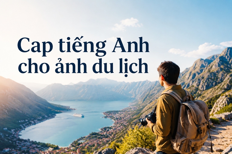 Cap tiếng Anh cho ảnh du lịch