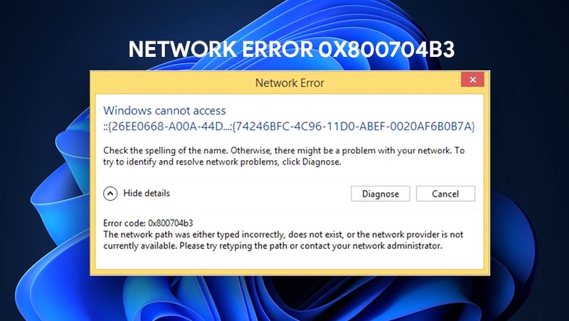 0x80041003 hình 1