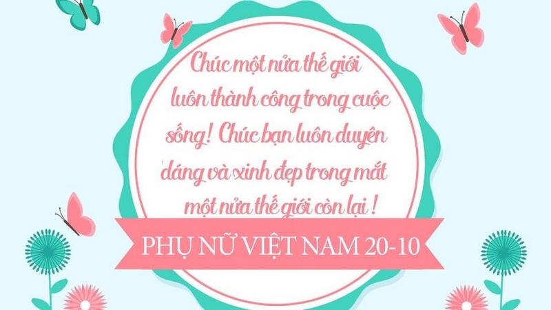 Ý nghĩa của những mẫu thiệp chúc mừng Ngày Phụ nữ Việt Nam