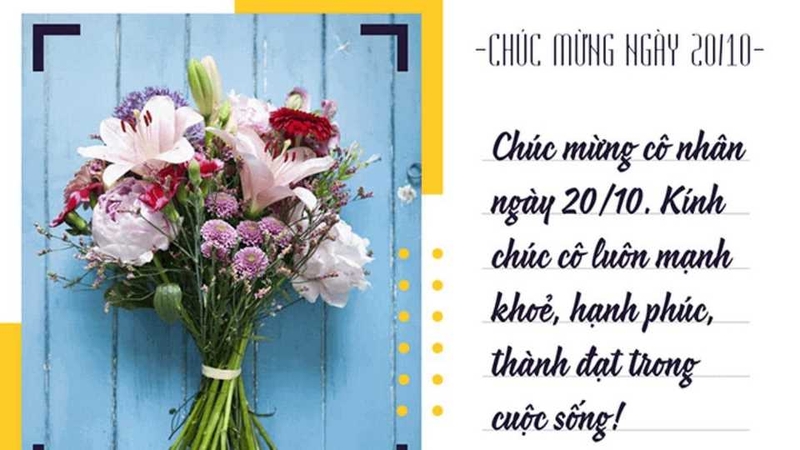 Những mẫu thiếp chúc mừng cho thầy cô