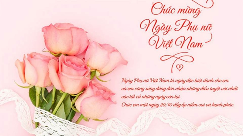 Ngày Phụ nữ Việt Nam 20/10 là dịp để tôn vinh một nửa thế giới