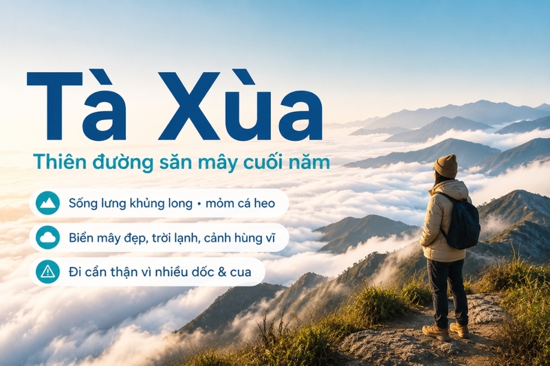 Tà Xùa: Thiên đường săn mây cuối năm