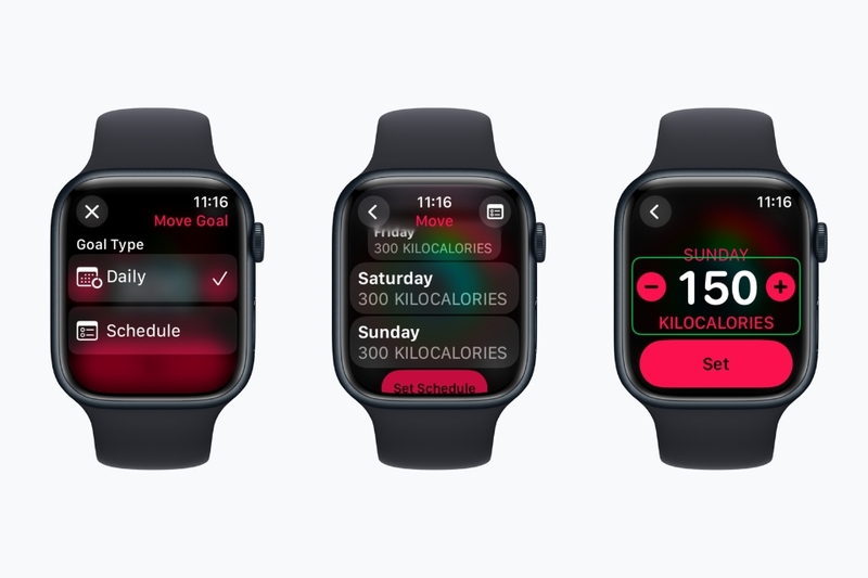 Tùy chỉnh mục tiêu theo ngày trong tuần