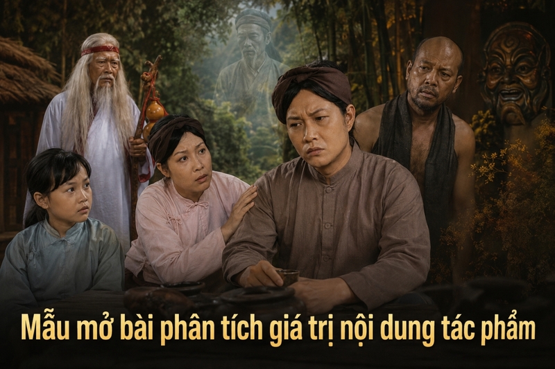 Mẫu mở bài phân tích giá trị nội dung tác phẩm