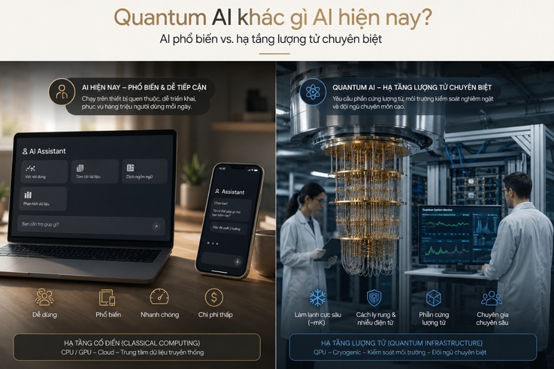 AI hiện nay chạy trên phần cứng cổ điển