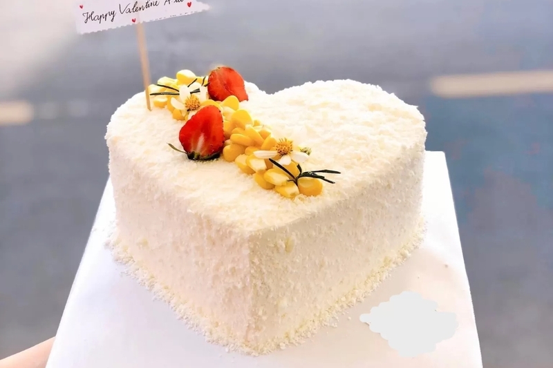 Bánh kem bắp cho ngày lễ Tình nhân