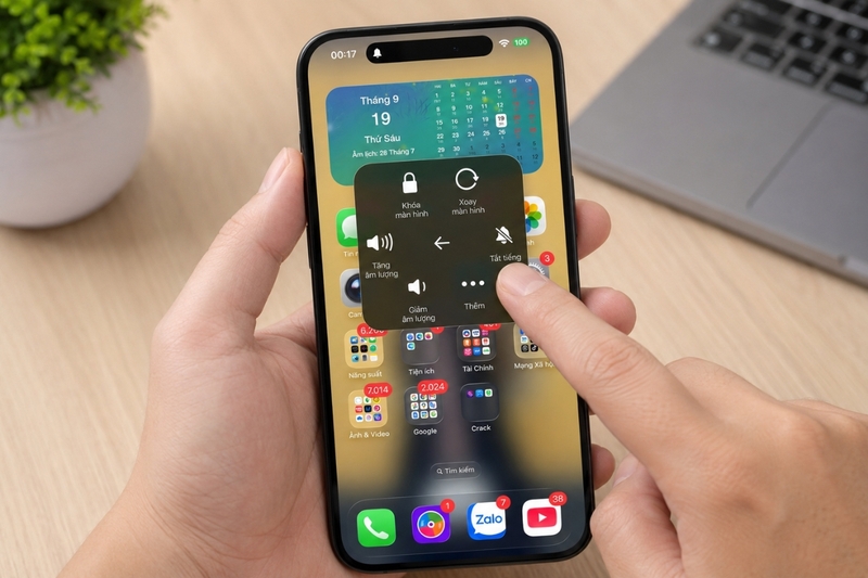Cách bật tắt chế độ im lặng trên iPhone 17 - 12