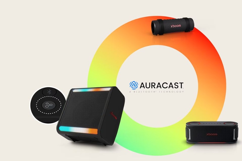 Loa Bluetooth LG Xboom Stage 301 kết nối đa loa với Auracast™