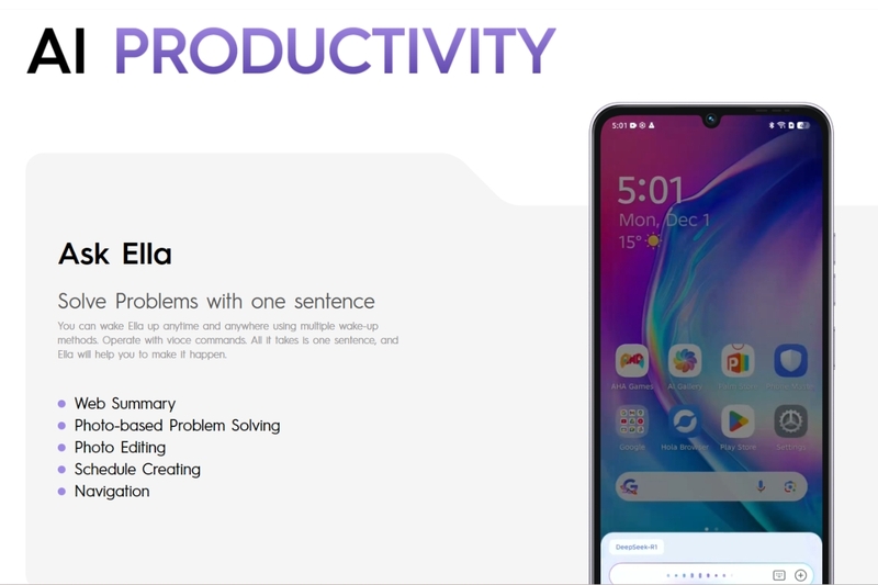 Tecno Spark Go 3 4GB - Hệ điều hành Android 15 Go Edition