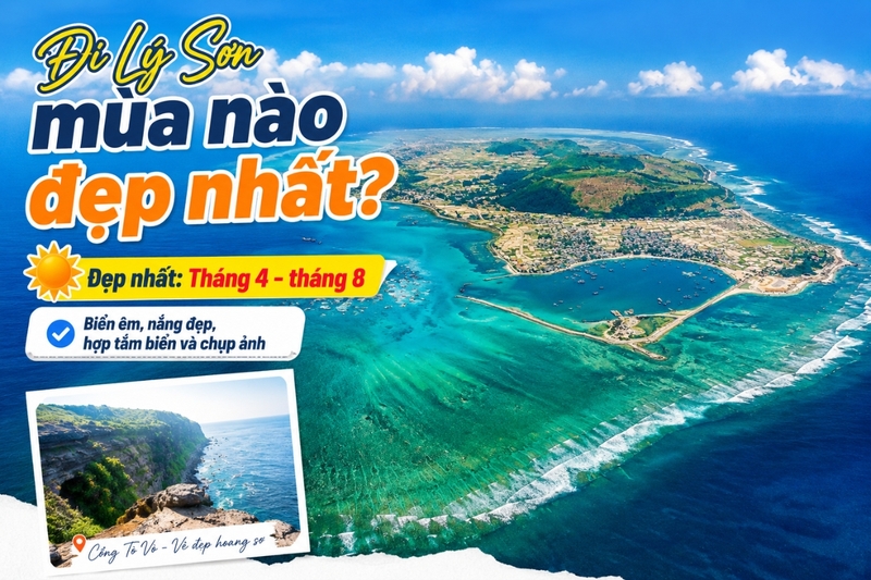 Đi Lý Sơn mùa nào đẹp nhất