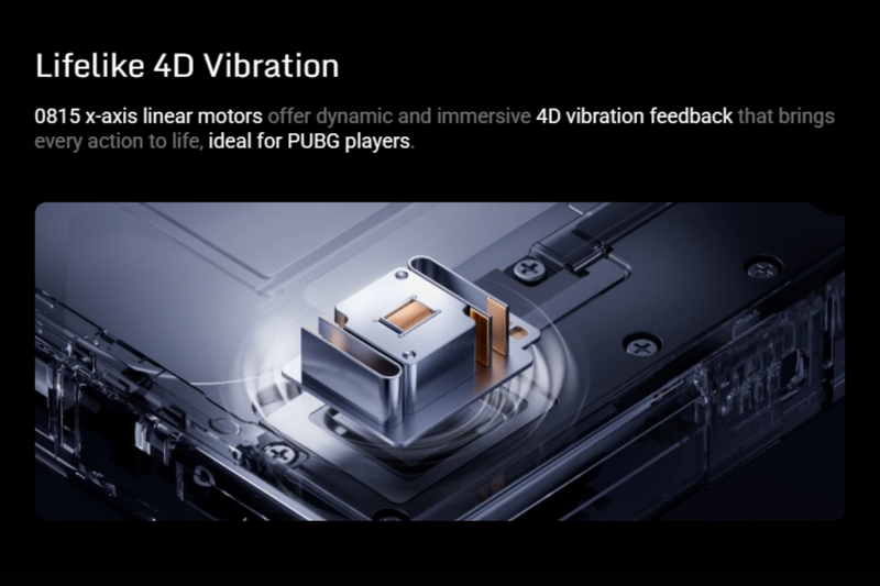 RedMagic 11 Pro cung cấp phản hồi rung động sống động