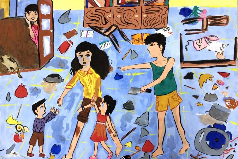 12.Tranh vẽ phòng chống bạo lực gia đình.jpg