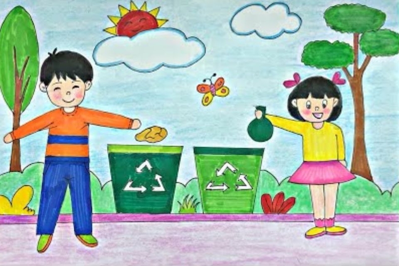 13.Tranh vẽ phòng chống xả rác bừa bãi.jpg