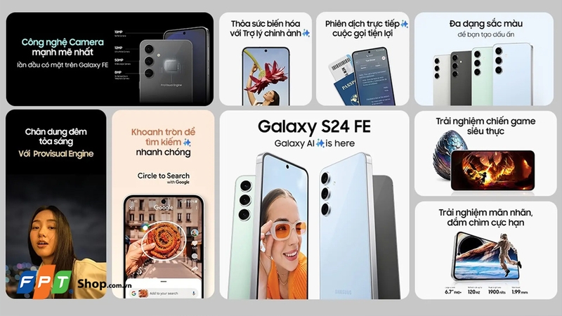 Điện thoại Samsung Galaxy S24 FE 5G