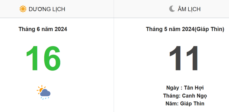 Giới thiệu ngày 16/6