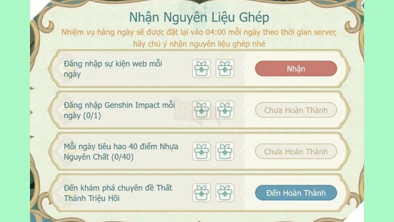 Có hai cách để nhận nguyên liệu pha thuốc