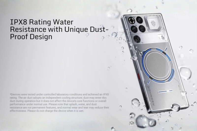 RedMagic 11 Pro chống nước IPX8