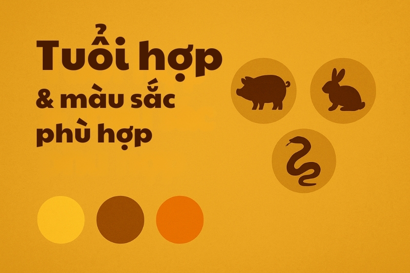 Tuổi hợp và màu sắc phù hợp