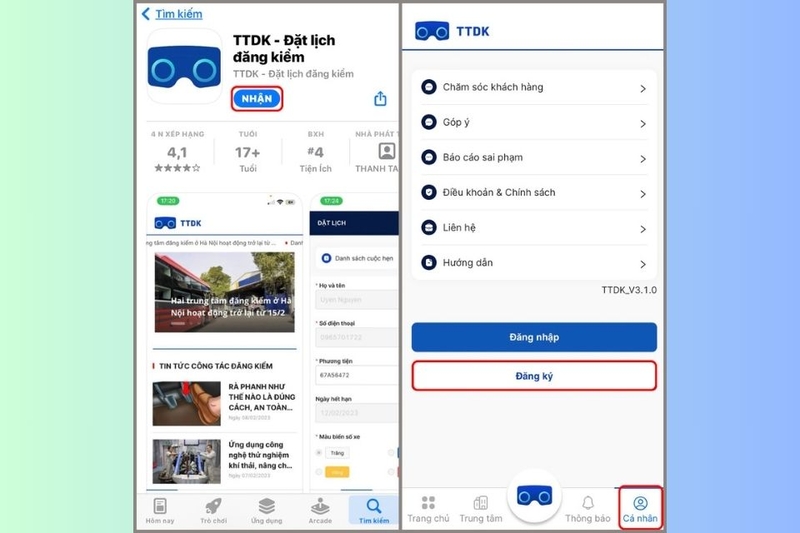 Bạn hãy tải và cài đặt ứng dụng