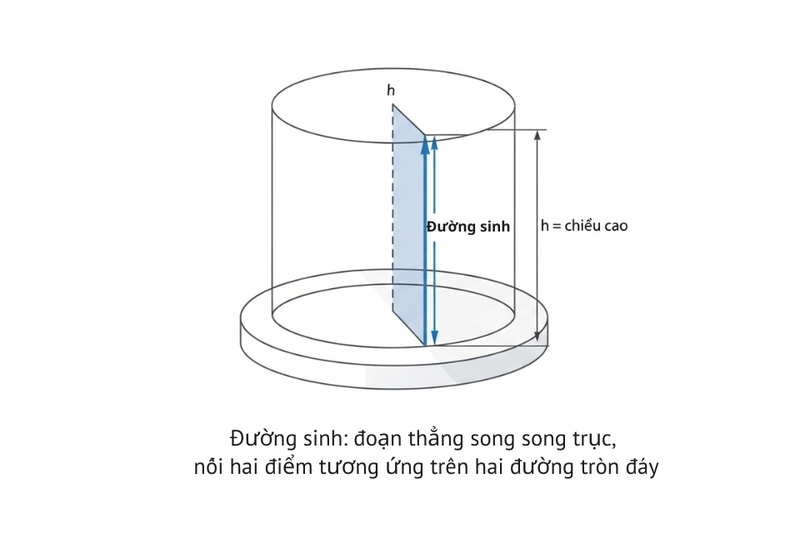 Đường sinh của hình trụ