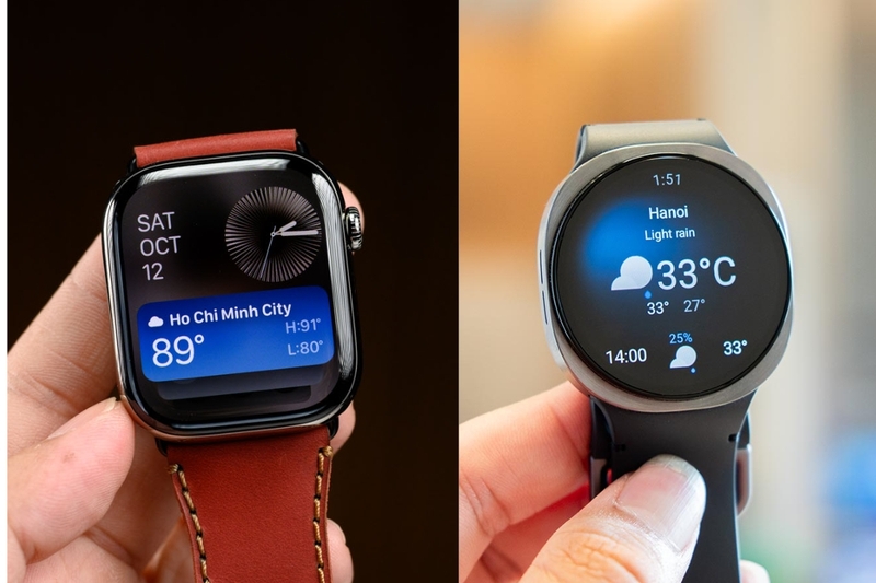 So sánh Samsung Galaxy Watch 8 và Apple Watch Series 10 - 6