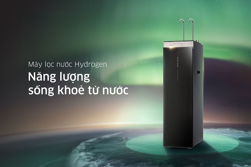 Máy lọc nước nóng lạnh RO Hydrogen Kangaroo KG11A6 11 lõi