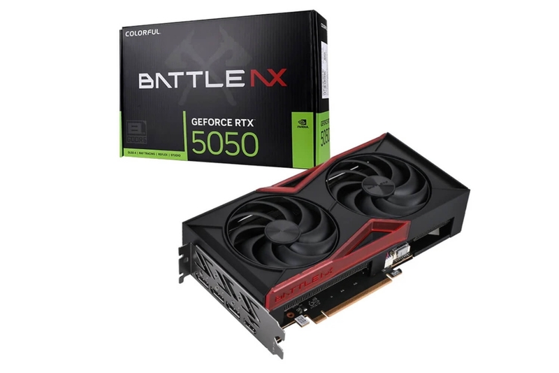 Colorful GeForce RTX 5050 Battle AX DUO 8 GB PC E-Power E-Sport 03