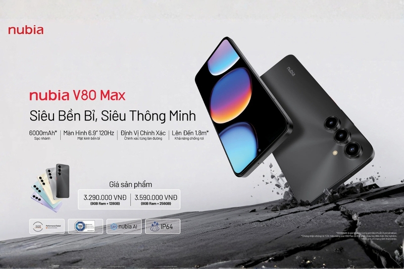 Điểm nổi bật của Nubia V80 Max