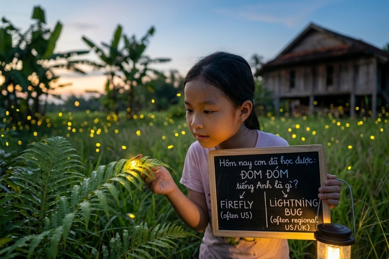 Đom đóm tiếng Anh là gì?