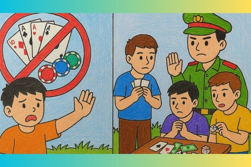 1.Tranh vẽ phòng chống tệ nạn cờ bạc.jpg