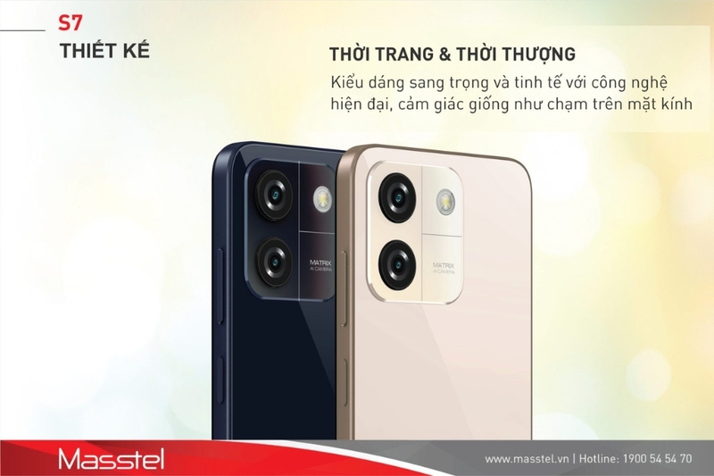 Người dùng có thể lựa chọn giữa hai màu sắc sang trọng là Blue (Xanh) và Gold (Vàng)