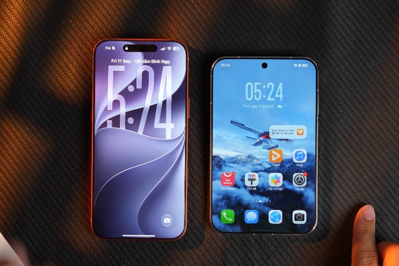 Xem video xuất hiện ít khoảng trống hơn so với smartphone dài truyền thống