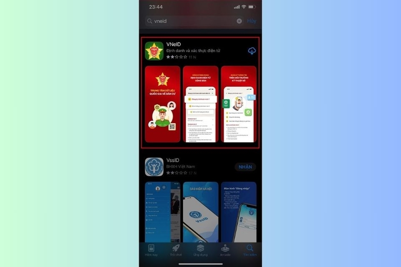 Hướng dẫn đăng nhập VNEID trên điện thoại mới