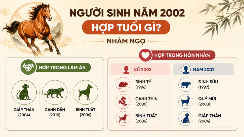 Người sinh năm 2002 hợp tuổi gì?