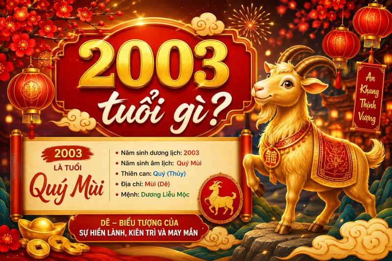 2003 tuổi gì