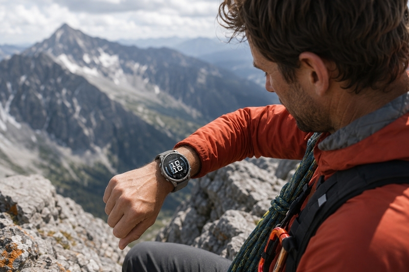 Garmin Fenix 9 Titanium 47mm AMOLED Dây Silicone Xám Sỏi - 11