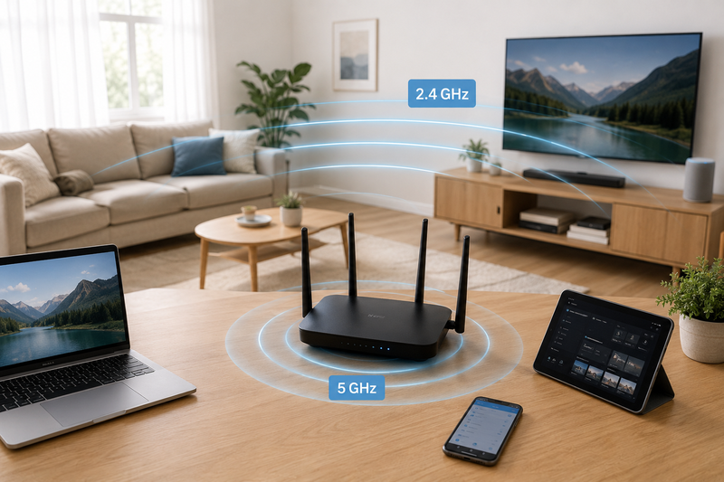 Băng tần 2.4 GHz và 5 GHz là gì - 1