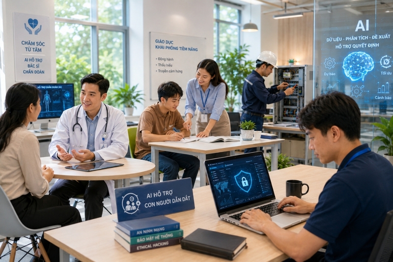 Ngành nào ít bị AI thay thế nhất - 1