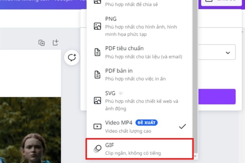 Tạo ảnh động với Canva