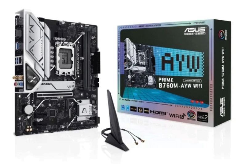 Bo mạch chủ Asus B760M-AYW WIFI DDR5: Nền tảng cao cấp và ổn định