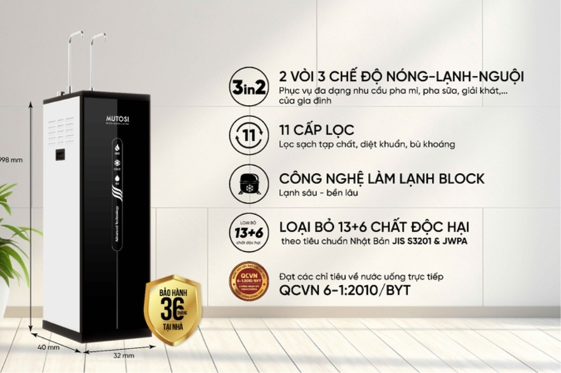 Máy lọc nước Mutosi MP-S34HC