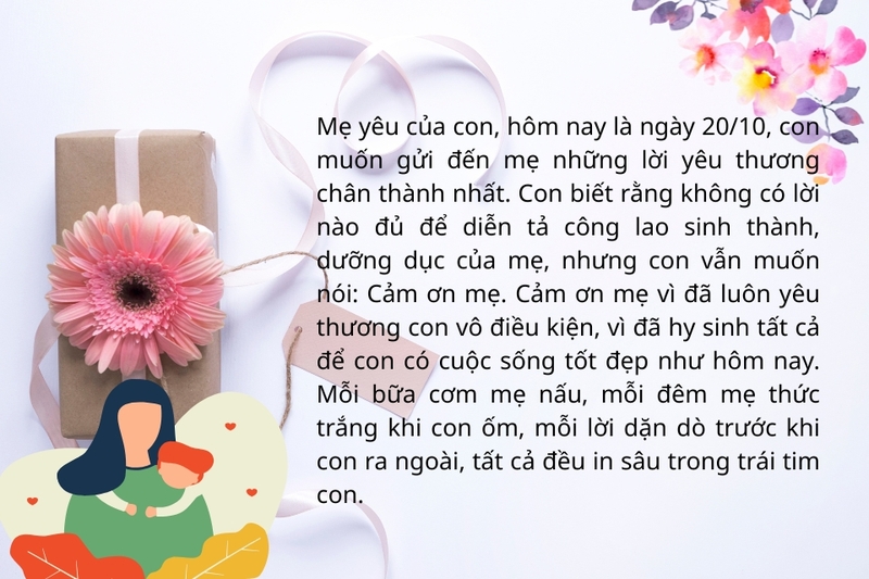 Bài viết ngắn tri ân mẹ
