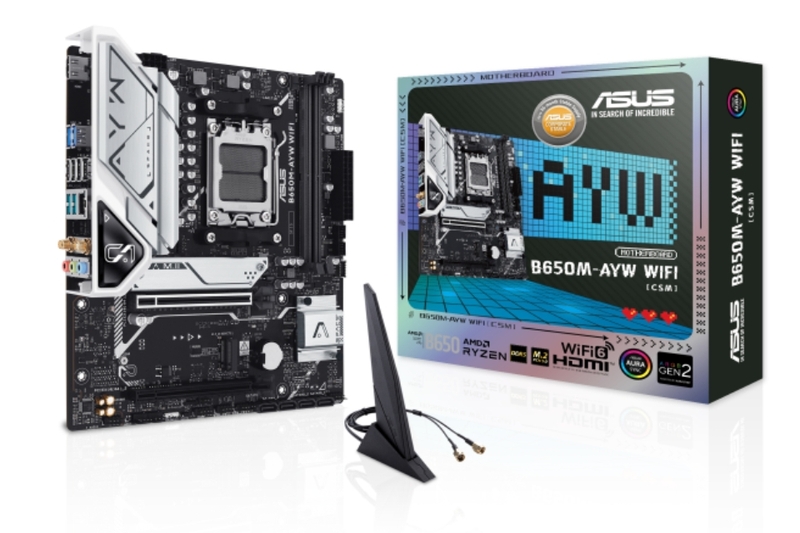 Bo mạch chủ ASUS B650M-AYW Wifi-Csm: Hiệu suất ổn định và nhanh chóng