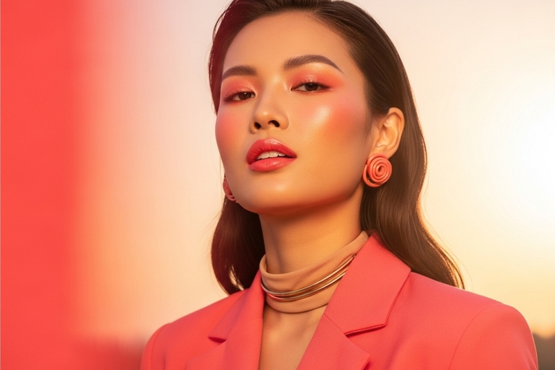 Giải mã sức hút của màu hồng cam