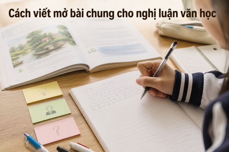 Cách viết mở bài chung cho nghị luận văn học